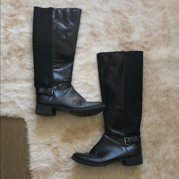 Black knee high boots - Picture 1 of 2